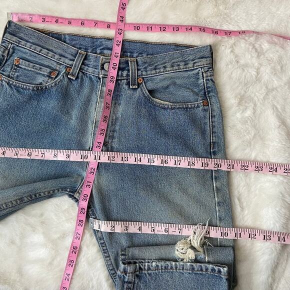 Men's Blue Straight Jeans - Picture 6 of 6